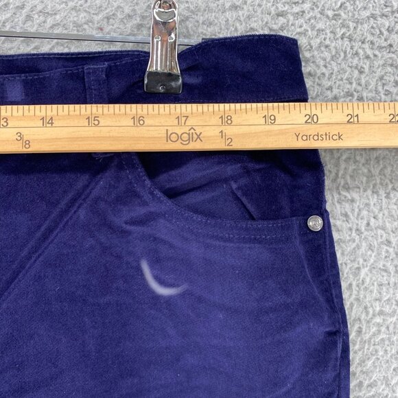 DG2 Diane Gilman Jeans Womens 18W Petite Bootcut Blue Velvet Stretch Everyday - Picture 5 of 12